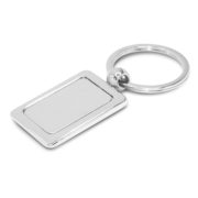 100316-1-Rectangular Metal Key Ring