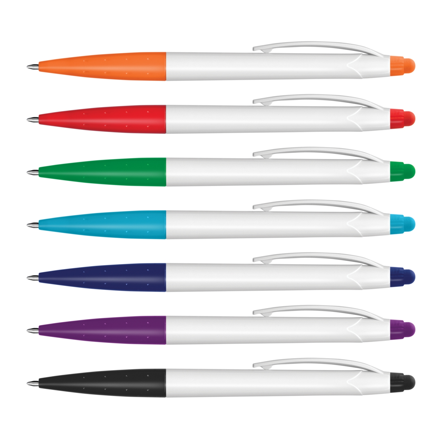 110097-0-Spark Stylus Pen - White Barrel