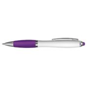 110808-9-Vistro Stylus Pen - White Barrel